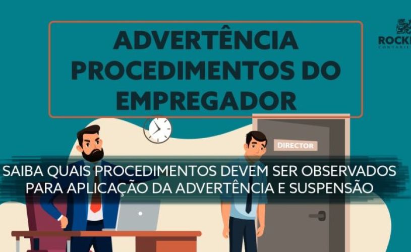 ADVERTÊNCIA - Procedimentos do Empregador ADVERTÊNCIA - Procedimentos do Empregador